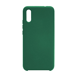 Клип-кейс (накладка) Silicone cover (без лого) для Xiaomi Redmi 9a силикон, зелёный