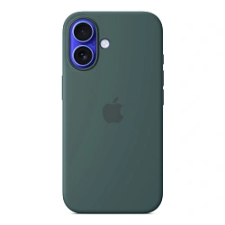 Клип-кейс (накладка) Apple Silicone Case MagSafe для Apple iPhone 16 силикон, Lake Green