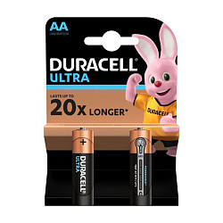 Батарейка Duracell Ultra AA LR6-2BL, 2шт