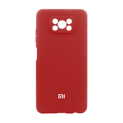 Клип-кейс (накладка) для Xiaomi Poco X3 NFC / Poco X3 Pro силикон, красный