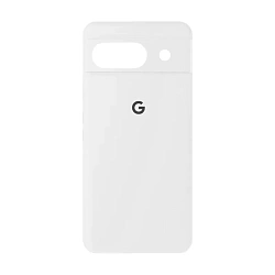 Клип-кейс (накладка) Silicone cover закрытый для Google Pixel 8a силикон, белый