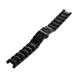 Браслет для Apple Watch 44 / 45 / 46 / 49mm керамика "чёрный обсидиан"