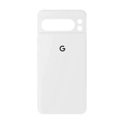 Клип-кейс (накладка) Silicone cover закрытый для Google Pixel 9 Pro XL силикон, белый