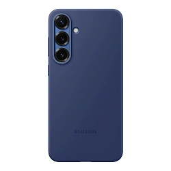 Клип-кейс (накладка) Samsung Silicone Case для Samsung Galaxy S25 Plus силикон, поликарбонат, синий