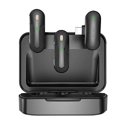 Микрофон петличный WIWU Microphone Duo Wireless Mini чёрный