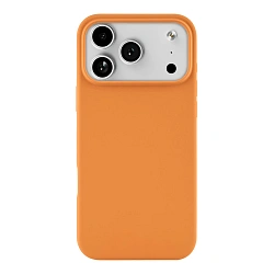 Клип-кейс (накладка) uBear Touch Mag Case для Apple iPhone 17 Pro Max поликарбонат, силикон, оранжевый