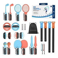 Набор аксессуаров Dux Ducis для Nintendo Switch 2 Gaming Accessories Bundle 25in1 синий, красный