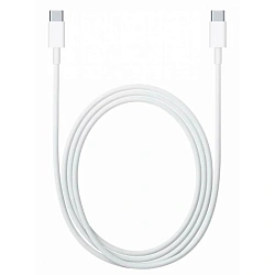 Дата-кабель Apple (комплектный) Type-C to Type-C 1 м, белый