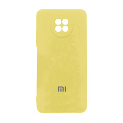 Клип-кейс (накладка) для Xiaomi Redmi Note 9T силикон, жёлтый