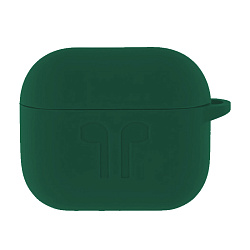 Кобура Protective Case (c карабином) для Apple AirPods 3 силикон, тёмно-зелёный