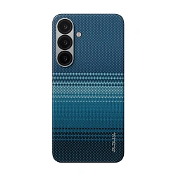 Клип-кейс (накладка) Pitaka Tactile Woven Case для Samsung Galaxy S25 Plus кевлар (арамид), "восход луны"