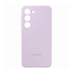 Клип-кейс (накладка) Samsung Silicone Case для Samsung Galaxy S23 Plus силикон, поликарбонат, лиловый