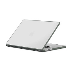 Чехол UNIQ Venture для Apple MacBook Pro 16" (2021 - 2024) пластик, прозрачный с серой рамкой