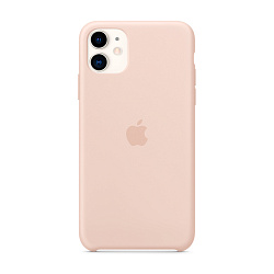 Клип-кейс (накладка) Apple Silicone Case для Apple iPhone 11 силикон, Pink Sand