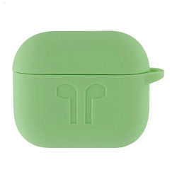 Кобура Protective Case (c карабином) для Apple AirPods 3 силикон, зелёный