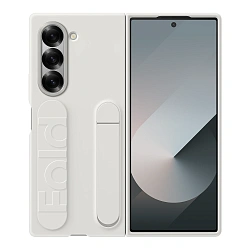 Клип-кейс (накладка) Samsung Silicone Case для Samsung Galaxy Z Fold 6 силикон, белый