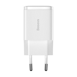 Сетевое зарядное устройство Baseus Compact Dual U 10.5 Вт белый