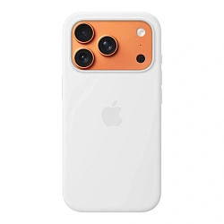 Клип-кейс (накладка) Silicone Case для Apple iPhone 17 Pro силикон, белый