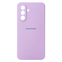 Клип-кейс (накладка) Silicone cover закрытый для Samsung Galaxy A36 силикон, лавандовый