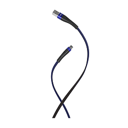Дата-кабель Hoco U39 Type-C 1.2 м, чёрный с синим