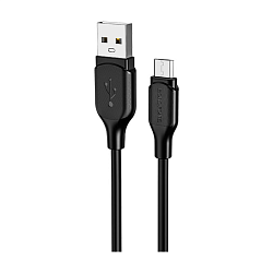 Дата-кабель Borofone BX42 Micro 1 м, чёрный