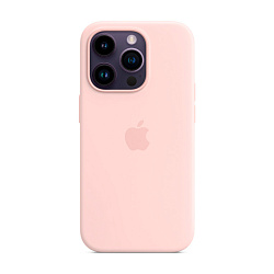 Клип-кейс (накладка) Silicone Case для Apple iPhone 14 Pro силикон, пудровый