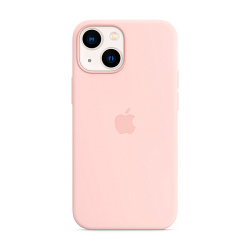 Клип-кейс (накладка) Silicone Case для Apple iPhone 13 силикон, пудровый
