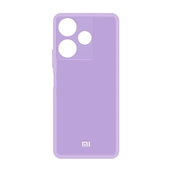 Клип-кейс (накладка) Silicone cover закрытый для Xiaomi Redmi 13 4G / Poco M6 4G силикон, лавандовый