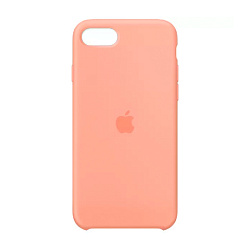 Клип-кейс (накладка) Apple Silicone Case для Apple iPhone SE 2020 / 2022 силикон, Flamingo