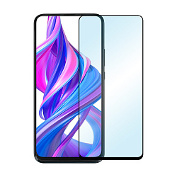 Защитное стекло 3D Premium для Honor 9X / Huawei P Smart Z, черная рамка