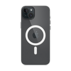 Клип-кейс (накладка) Clear Case MagSafe для Apple iPhone 15 Plus поликарбонат, прозрачный