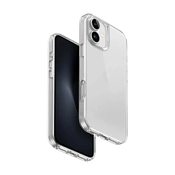 Клип-кейс (накладка) UNIQ Air Fender для Apple iPhone 16 Plus полиуретан, прозрачный