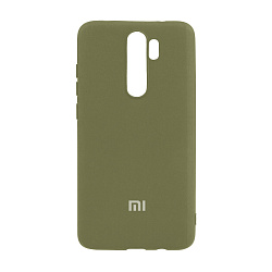 Клип-кейс (накладка) Silicone cover для Xiaomi Redmi Note 8 Pro силикон, болотный