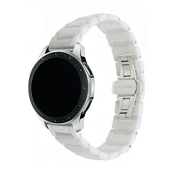 Браслет для Samsung Watch 22mm керамика белый