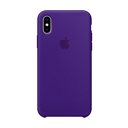 Клип-кейс (накладка) Apple Silicone Case для Apple iPhone X силикон, Ultra Violet