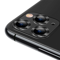 Защитное стекло на камеру Baseus Alloy Protection Ring для Apple iPhone 11 Pro / 11 Pro Max, серый