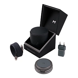 Беспроводное зарядное устройство Magssory 3 в 1 Disc Pro Signature Edition Qi2 for Apple 25 Вт "тёмная ночь"