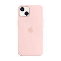 Клип-кейс (накладка) Apple Silicone Case MagSafe для Apple iPhone 13 силикон, Chalk Pink