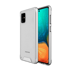 Клип-кейс (накладка) Space для Samsung Galaxy A71 полиуретан, поликарбонат, прозрачный
