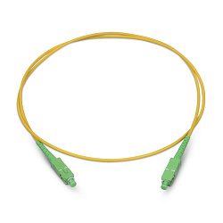 Оптический патч-корд CM APC/SC - APC/SC 1.5 м, жёлтый