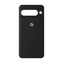 Клип-кейс (накладка) Silicone cover закрытый для Google Pixel 9 силикон, чёрный