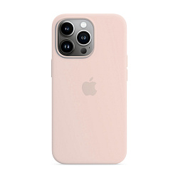 Клип-кейс (накладка) Silicone Case для Apple iPhone 13 Pro силикон, пудровый