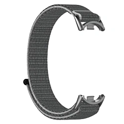 Ремешок Doossy для Xiaomi Smart Band 8 / 9 / 10 нейлон серый