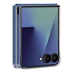 Клип-кейс (накладка) Samsung Clear Case для Samsung Galaxy Z Flip 7 полиуретан, поликарбонат, алюминий, прозрачный