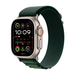 Умные часы Apple Watch Ultra 2 (2024) 49mm GPS + Cellular Natural Titanium Case Dark Green Alpine Loop