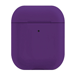 Кобура Case Protection для Apple AirPods 2018 / 2019 силикон, тёмно-сиреневый