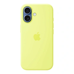 Клип-кейс (накладка) Apple Silicone Case MagSafe для Apple iPhone 17 силикон, Neon Yellow