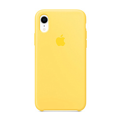 Клип-кейс (накладка) Apple Silicone Case для Apple iPhone Xr силикон, Canary Yellow