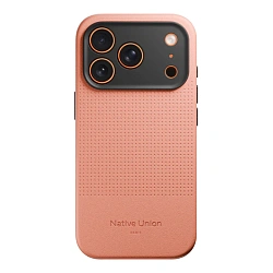 Клип-кейс (накладка) Native Union Active Case для Apple iPhone 17 Pro полиуретан, поликарбонат, абрикосовый