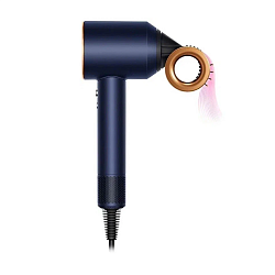 Фен Dyson Supersonic HD15 синий, медный (футляр)
